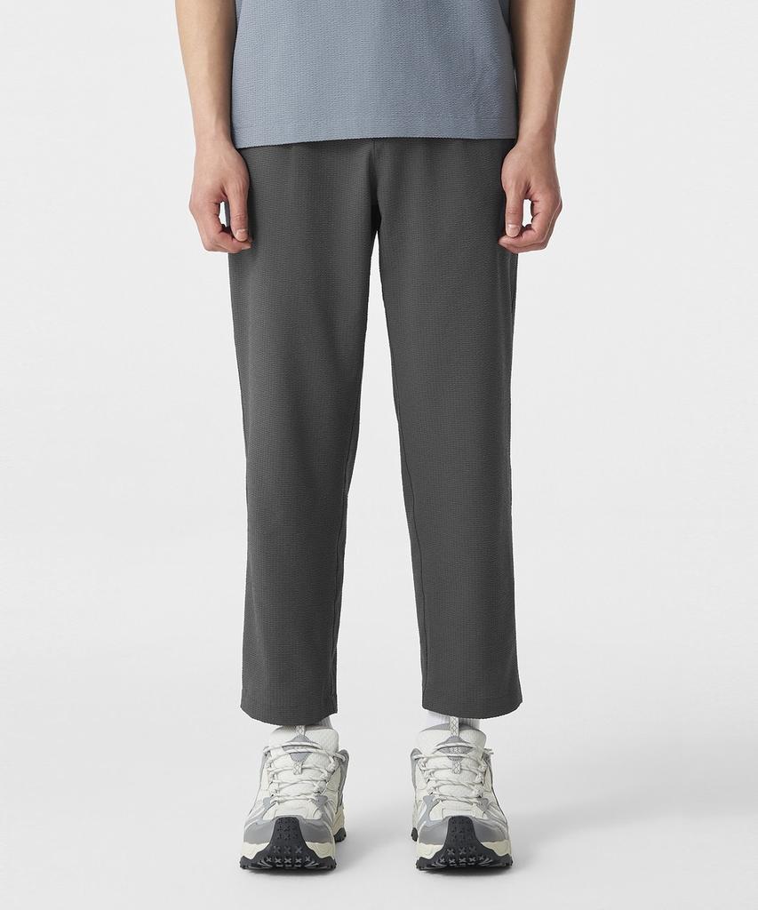 Koolongseupocheu Men'S Seersucker Tapered Fit Pants (Set-Up) Tlpnm26581Dgy