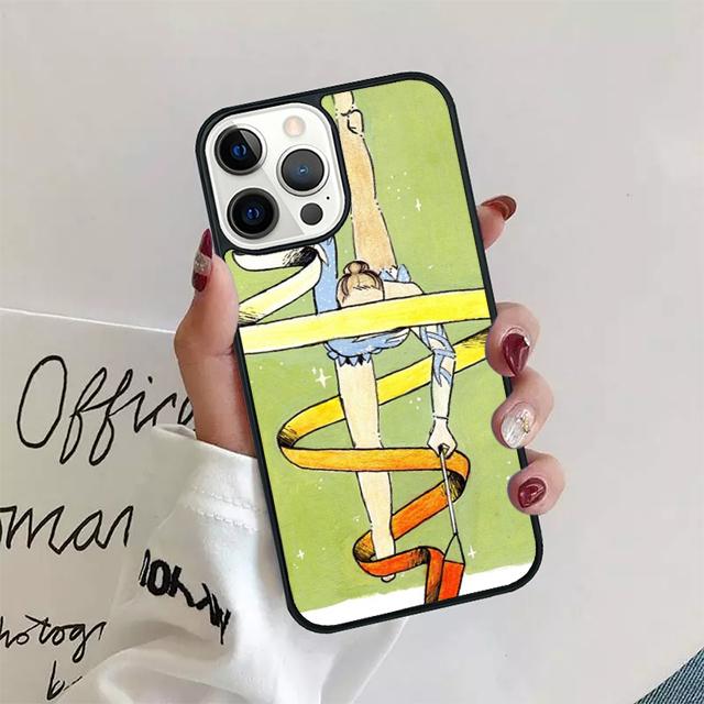 ribbon gymnastics movement Phone Case Cover For iPhone 17 Air 15 16 14 13 12 Pro Max 11 Pro Max Plus Coque Shell