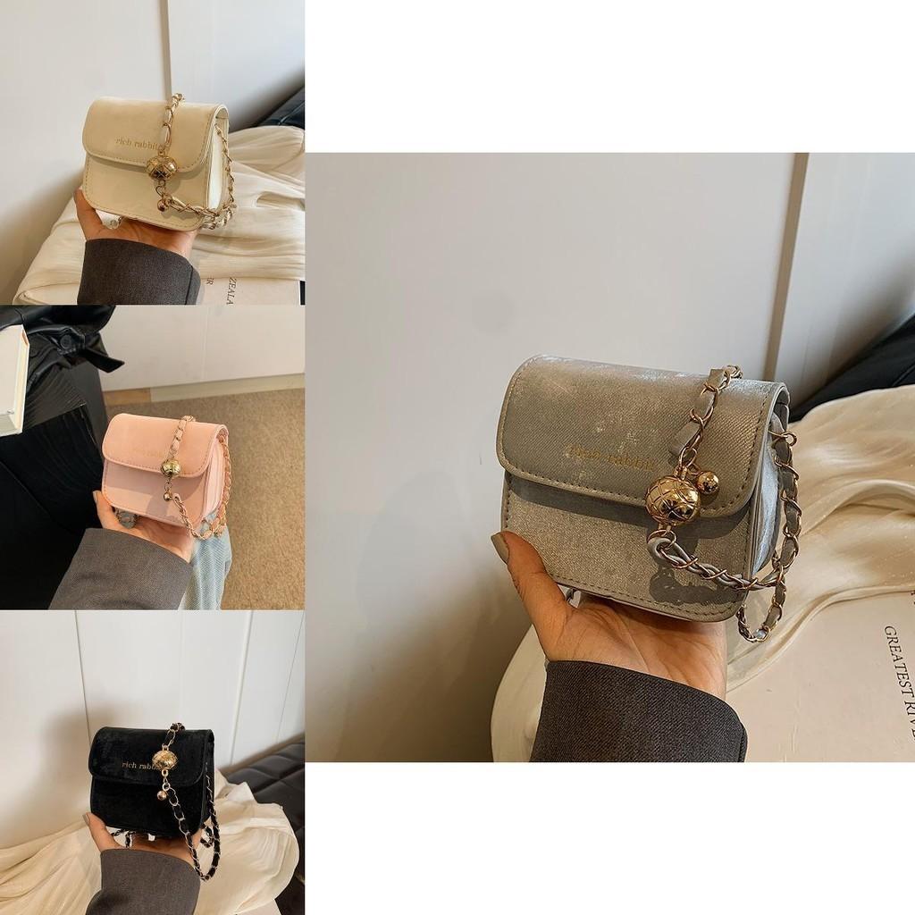 Fashionable Chain Phone Bag Stylish Unique Small Crossbody Shoulder Bag For Women Spring 2024 New Trendy Medium Pu Leather