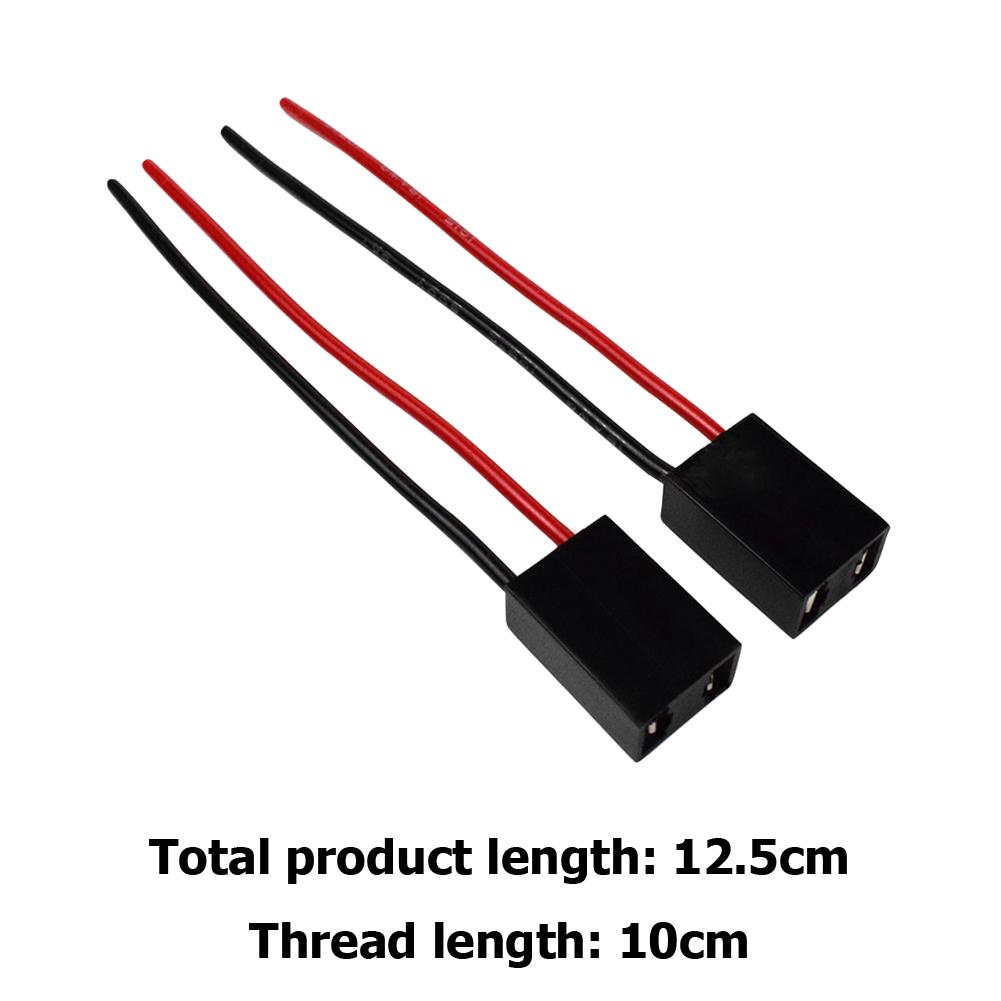 1 Pair H7 Bulb Socket Car Headlight Fog Lamp Female Connector Adapter Pigtail