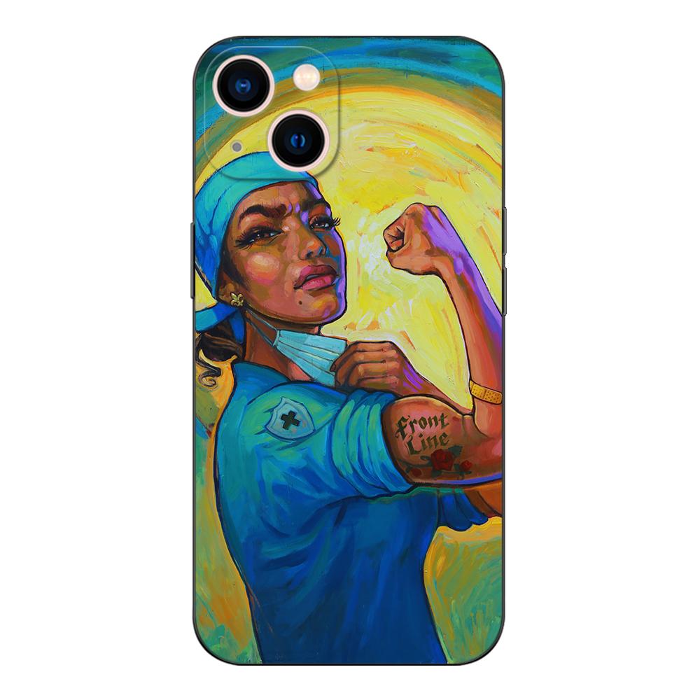 Black Tpu Case For Motorola Moto G31 G40 Fusion G41 G50 G51 Edge30 G10 G20 G30 G100 5G G22   Nursing Art Drawing