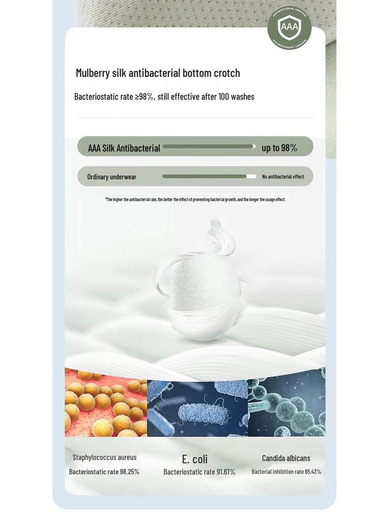 MaoRen Men's Modal Silk Blend Seamless Boxer Briefs