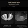 Naijiang Stainless Steel Double Handle Wok