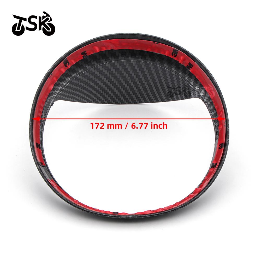 Für VESPA GTS300 2013 2014 2015 2016 2017 2018 Scheinwerfer-Zierring Scheinwerfer-Verkleidung Maske Abdeckung Schutz Motorrad Zubehör