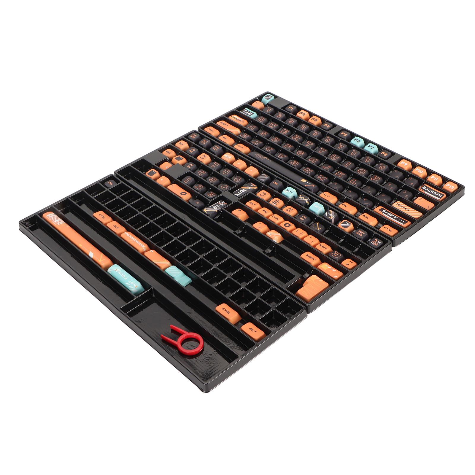 

Набор колпачков для клавиатуры на 141 клавишу Fadeless PBT XDA Height DIY Keycaps для 61 87 98 104 108 141 клавиш