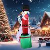 2.4M/8FT Inflatable Toys Christmas Decorations Snowman and Santa Built-in LED Lights Up Model Ornaments Xmas Party Decor Props