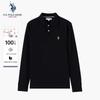 U.S. Polo Assn. Herren Business Casual Langarm-Poloshirt