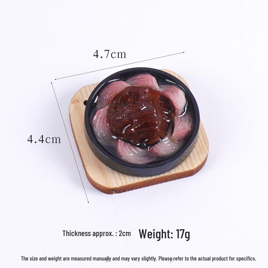 3D Teppanyaki Steak and Sushi Keychain - Japanese Food Toy Bag Charm