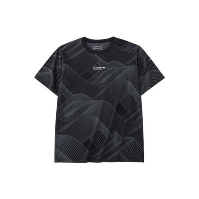 SS22 Geometric Pattern Full Print Round Neck T-Shirt Men Tops 152231139-3