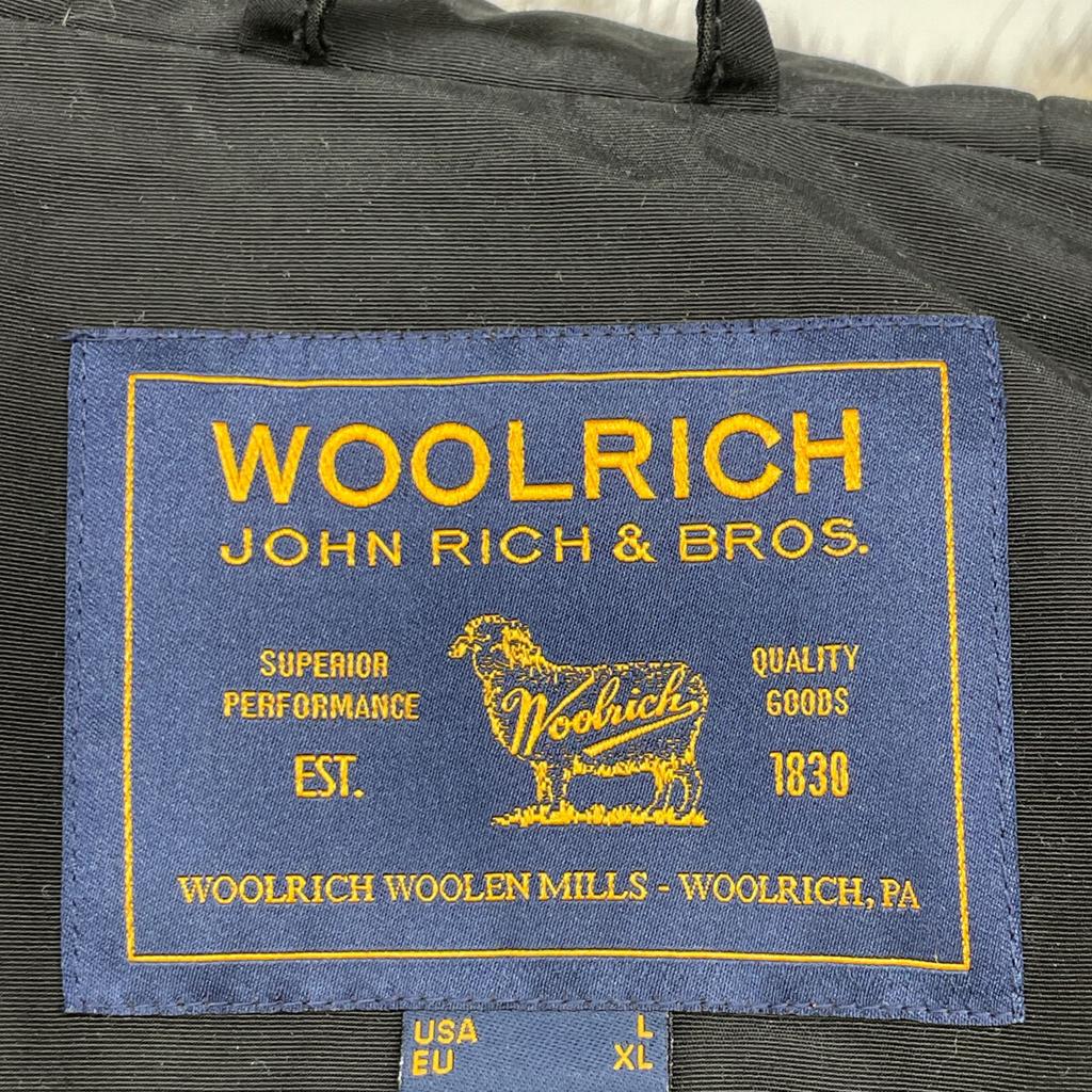 Woolrich 1502387 Black BLIZZARD PARKA Down Jacket Coat L blackUsed