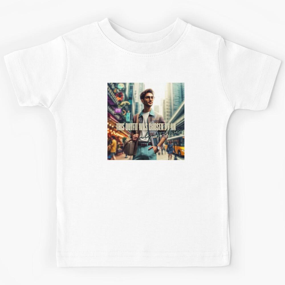 AI Memes - This Outfit was chosen by an Algorithm Kids T-Shirt 140