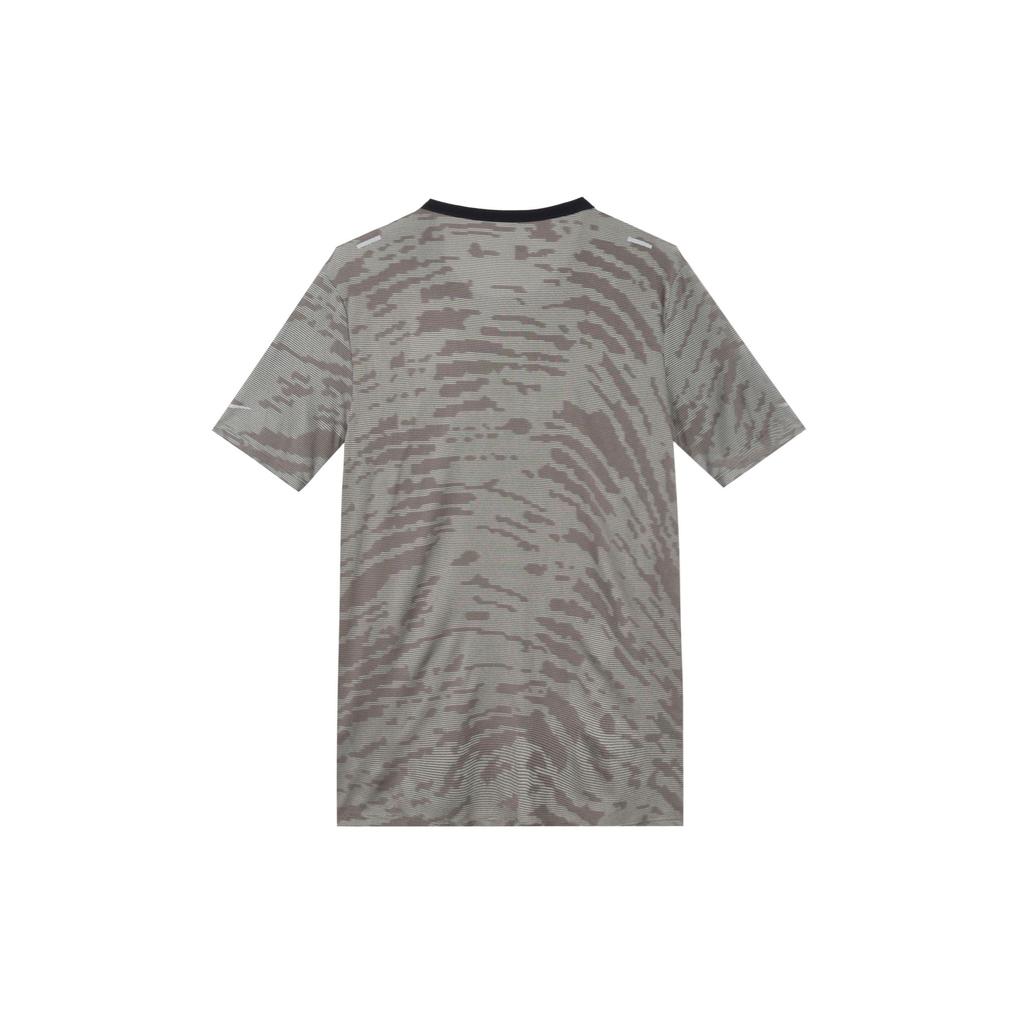 Nike Irregular Pattern Full Print Crew Neck Training T-Shirt Men Tops Grey DM4637-017