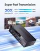 Ineo 5,25palcový PC Multi-přední panel USB 3.2 Gen2 Hub pro přední držák počítačové skříně, vyžaduje napájecí konektor SATA (2x10G USBC, 2x10G USBA, 1x