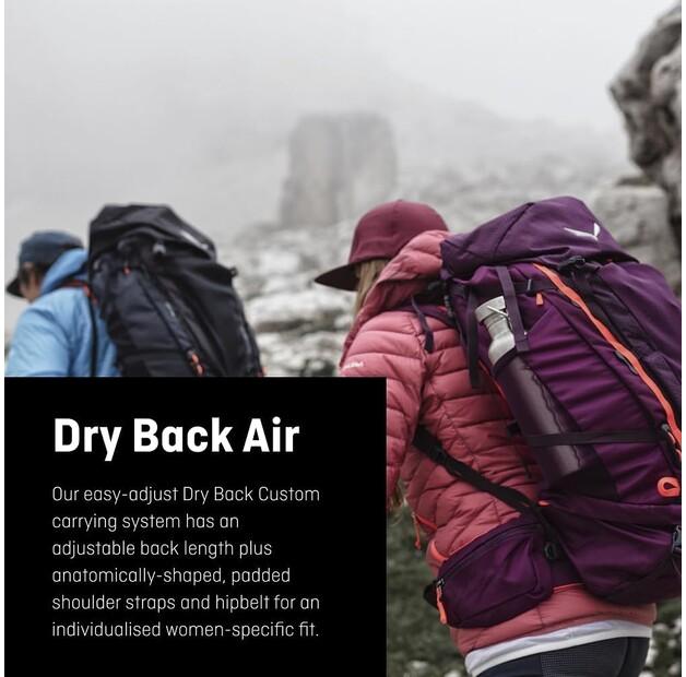 Backpack Salewa Alptrek 38+5 Quiet Shade/fluo Coral (Women's) (00-0000001257-3872)