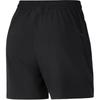 Skechers Comfortable Woven Solid Color Five-Point Casual Shorts Women Shorts Carbon-Black P324W016-0018