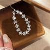 2026 Gold Brushed Diamond-encrusted Ginkgo Leaf Bracelet Light Luxury High-end Heavy Industry Thousand Gold Feeling National Style Leaf Jewelry