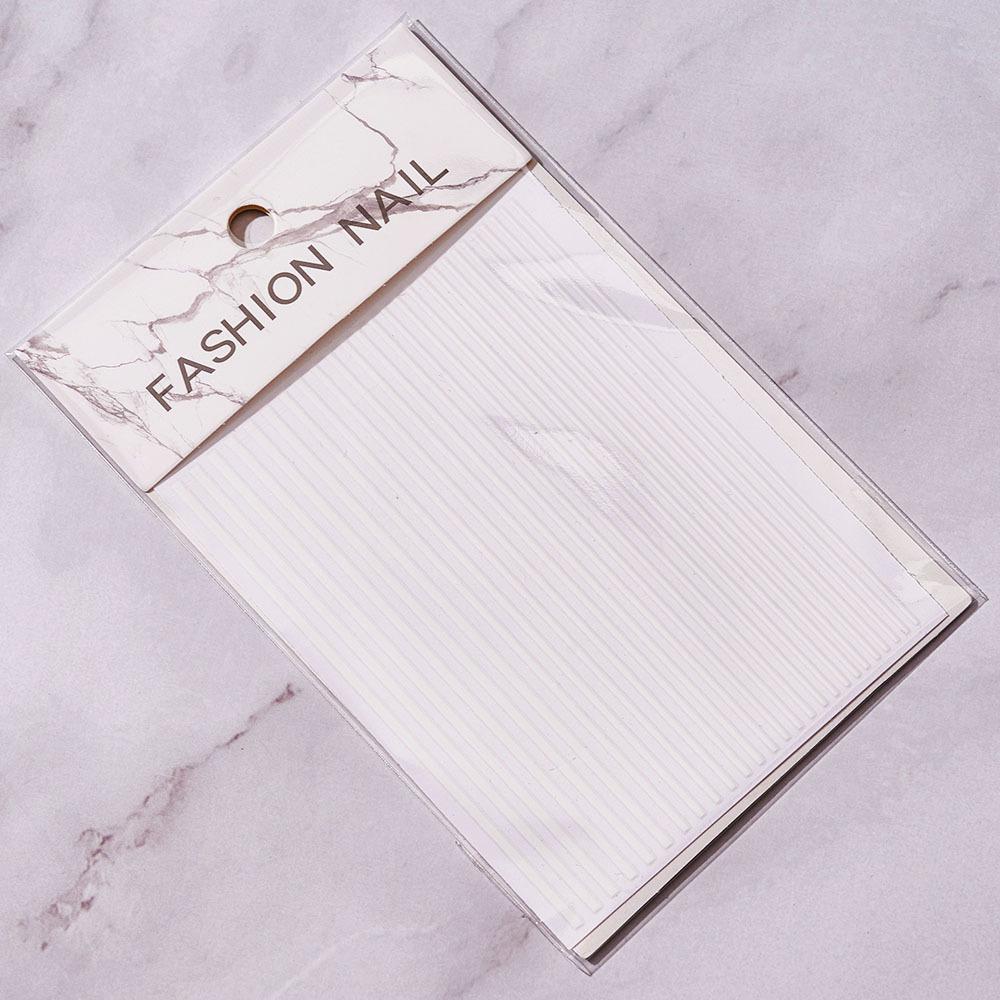 1PC Silber Gold Linien Streifen 3D Nagel Aufkleber Geometrische Wellenförmige Stern Herz Selbstklebende Slider Papiere Nail art Transfer Aufkleber