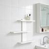 Simple Wall Mounted Storage Rack Detachable Multi Functional Book and Plant Display Stand Bathroom Kitchen Floating Wall Bracket
