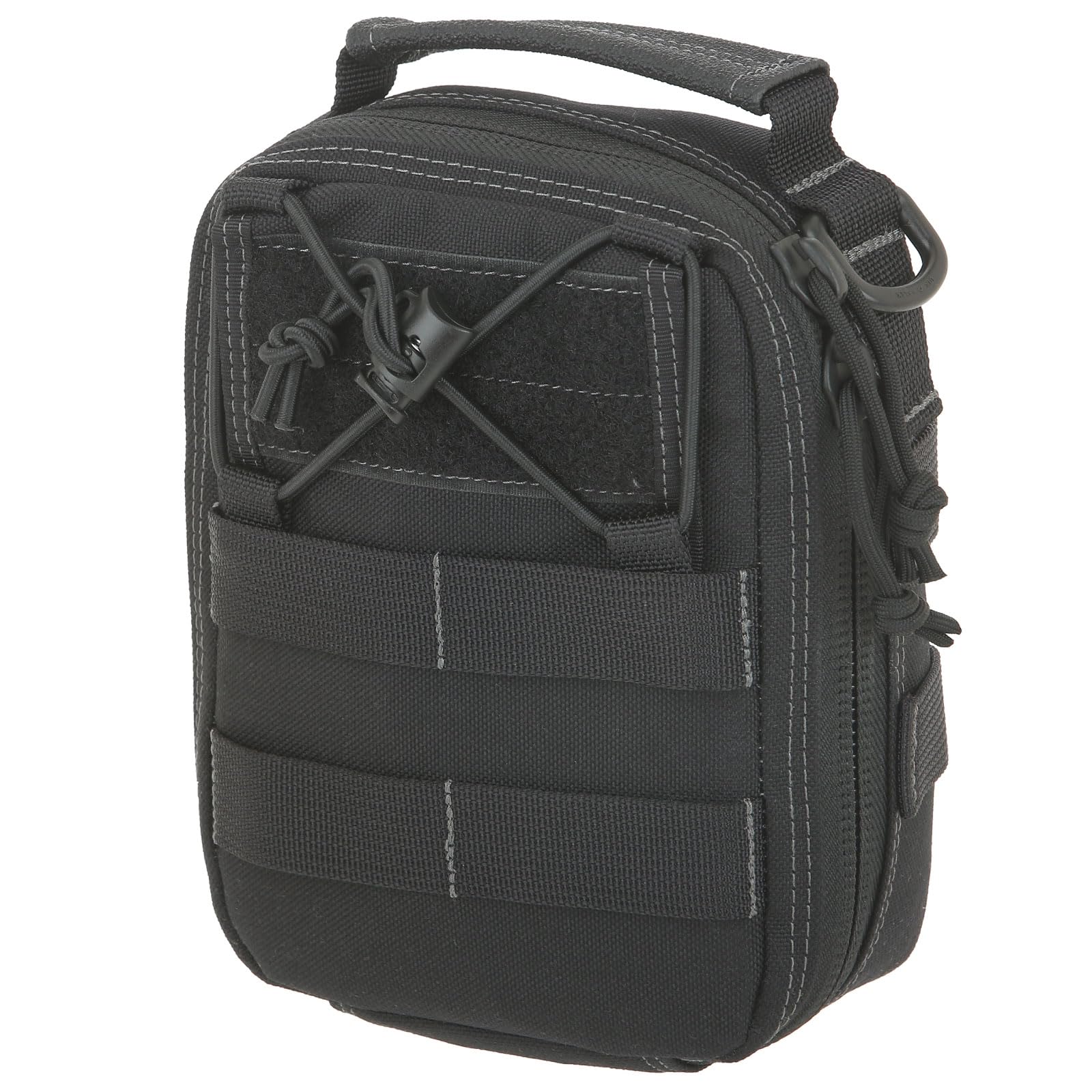 

MAXPEDITION Combat Medical Pouch MOLLE Durable 1000D Heavy Duty Tactical Emergency Survival First Aid or EDC Pouch FR-1 (Black) Compatible, Nylon, чорний