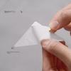 Collar Stickers: Disposable Triangle Shaping Stickers for Fixed, No-Curl White Shirt Collars