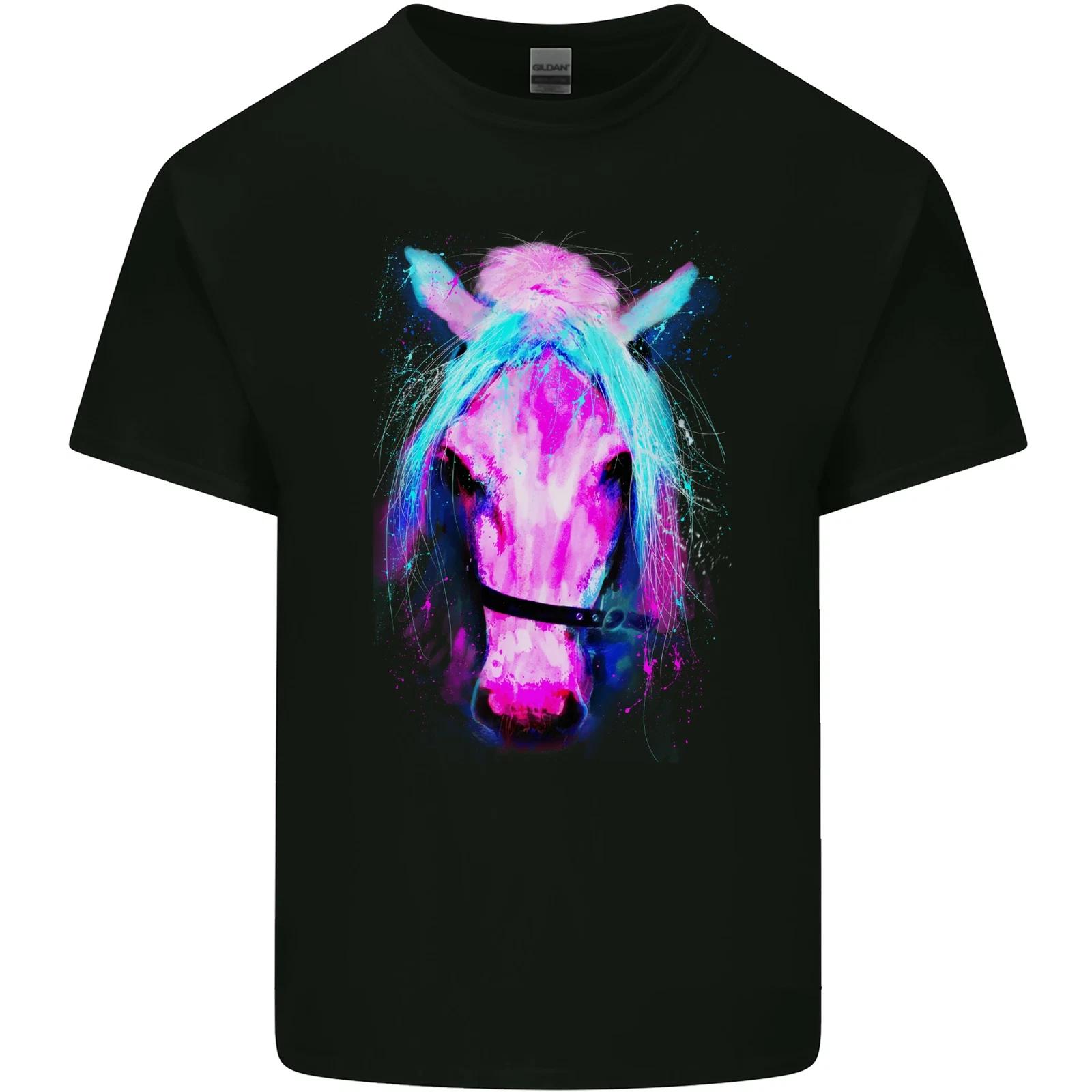 A Watercolour Horse Kids T-Shirt Childrens S