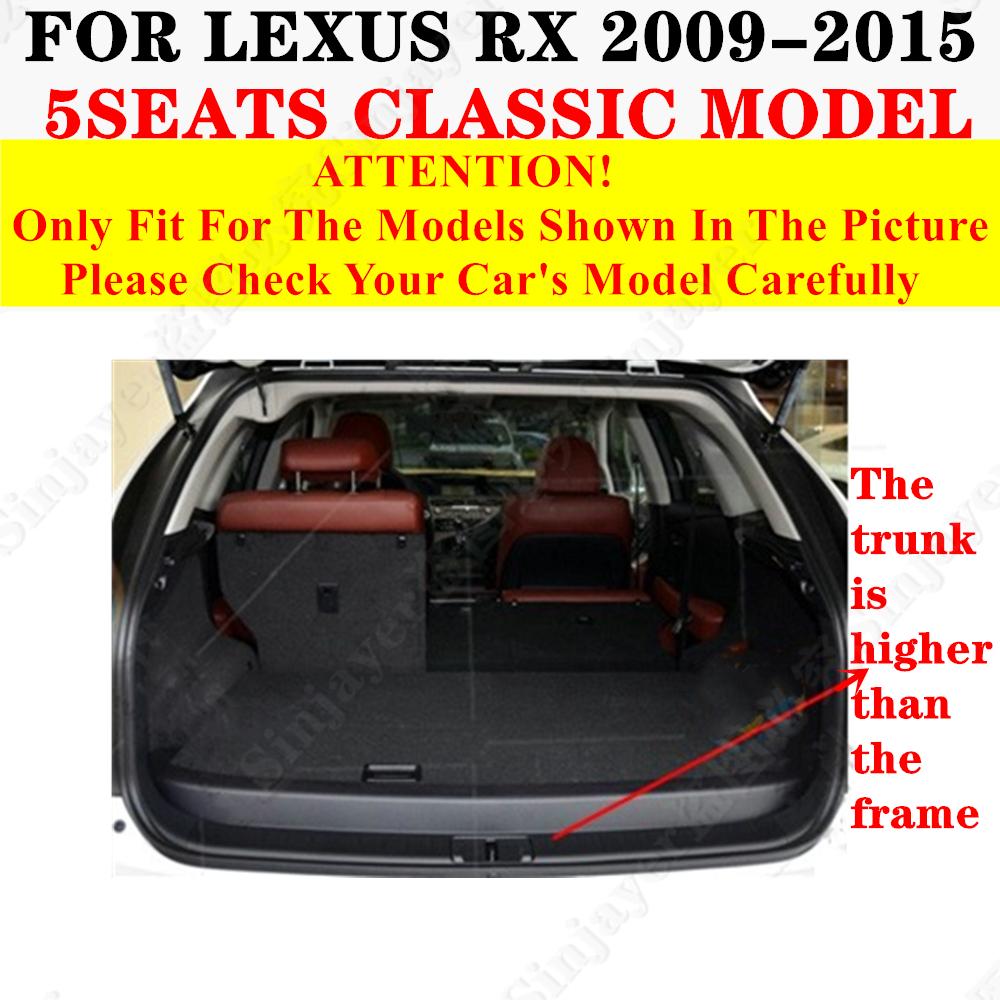 

Водонепроницаемый высокопокрытый коврик для багажника автомобиля, коврик для багажника, коврик для багажника, высокий боковой грузовой вкладыш для LEXUS серии RX Wine Red