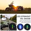 2" 52mm Car Motorcycle Fuel Gauge LED Fuel Level Moto Meter Gauge Fuel Level Sensor 12V /24V Aluminum Alloy Car Styling