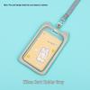 Transparent Student ID and Meal Card Holder with Lanyard