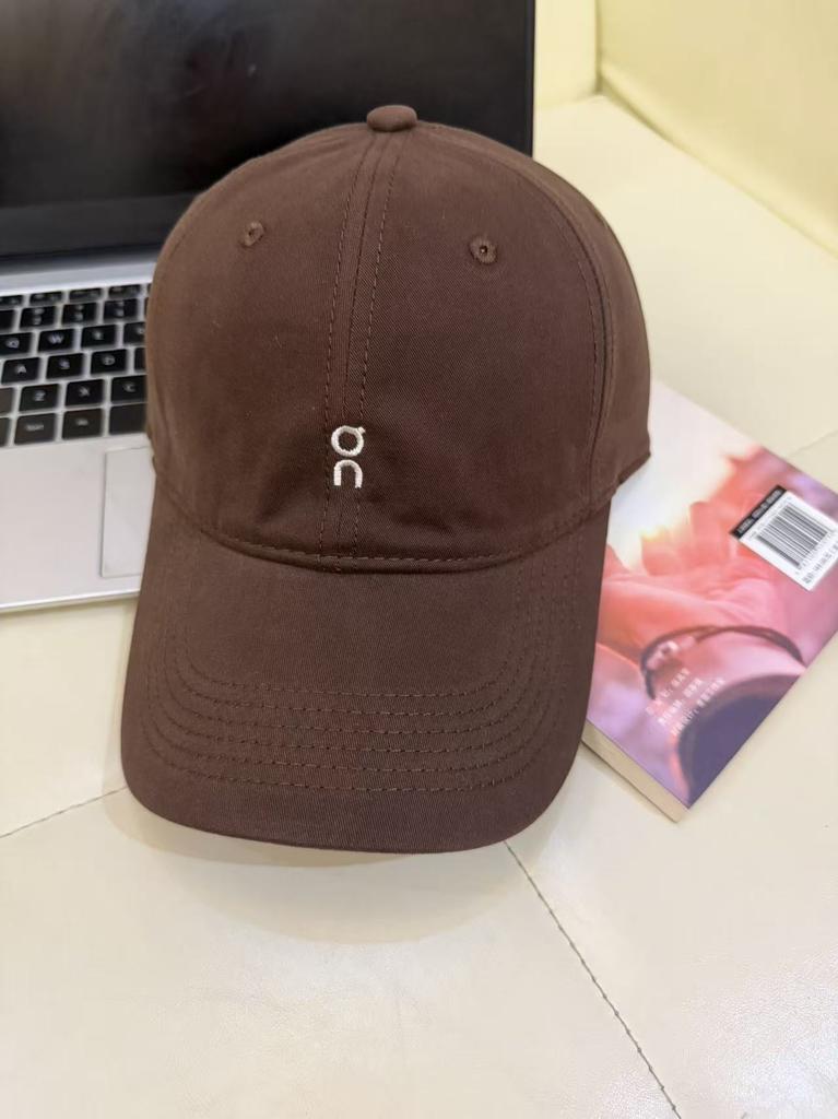 On Ang brand embroidered baseball cap women's new canvas cap casual versatile men's summer sun protection show small face