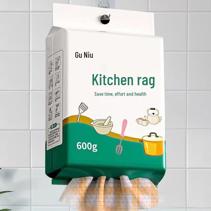 Pogrubiony, dwustronny, jednorazowy mop do mycia naczyń do czyszczenia na sucho i mokro