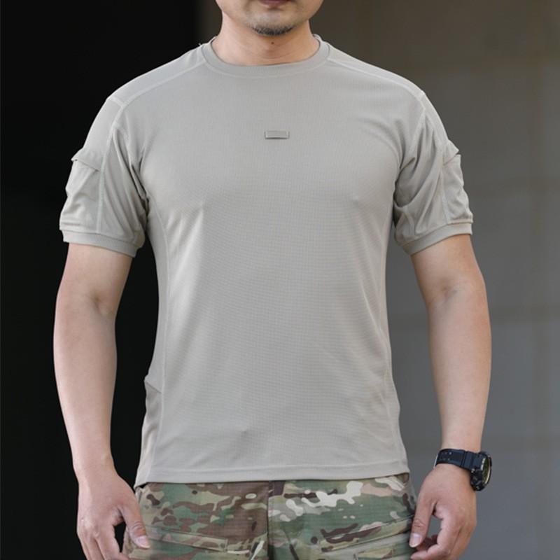 Forbear Outdoor Quick-drying Clothes T-shirt Men's Waffle Gedeng Mountain Hiking Sportswear Short-sleeved