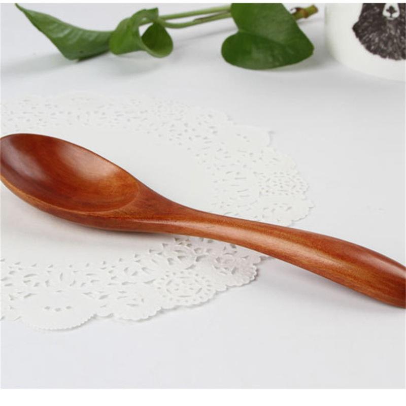2 piezas de vajilla de madera con letras, al por mayor, cuchara pequeña de madera japonesa, cuchara para miel, cuchara para revolver café, cuchara de madera maciza