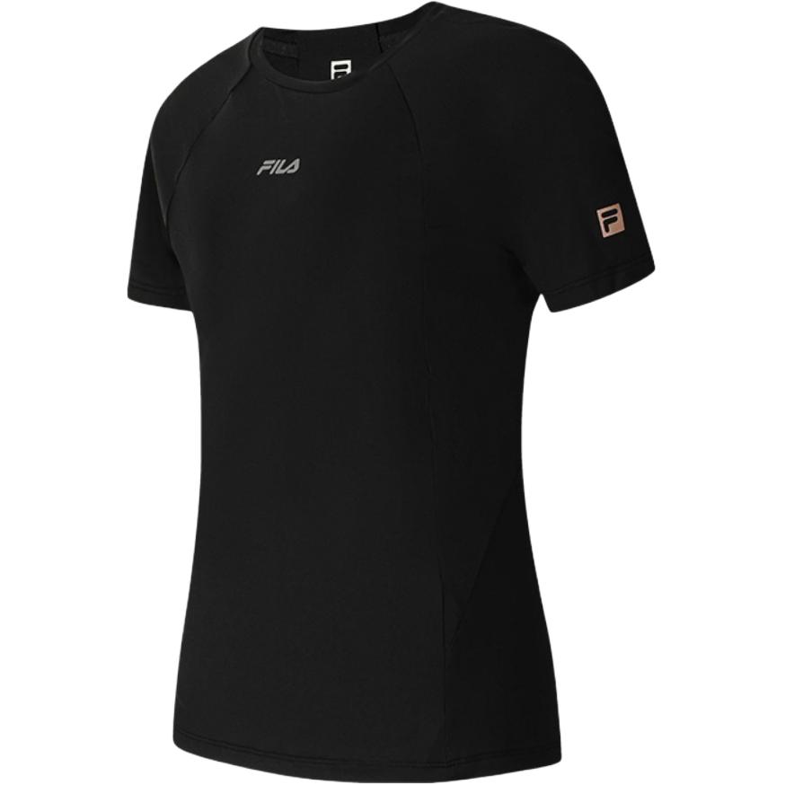 New FILA Fitness Raglan Sleeve T Shirt Women's Pitch Black A11W521112F-BK