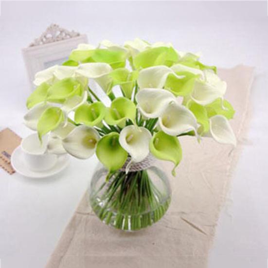 Bouquet de mariée en fleurs de lys Calla artificielles, 1 pièce, toucher réel, décoration de mariage et de maison