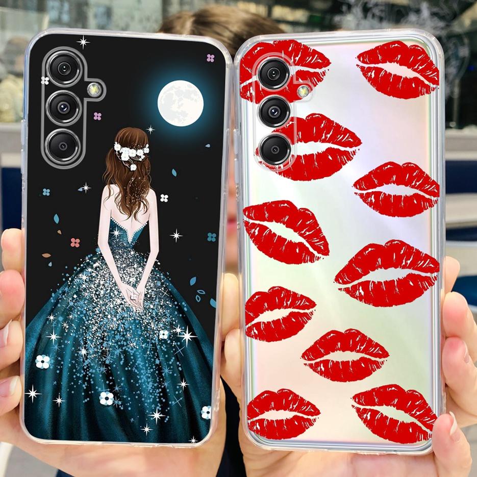 For Samsung Galaxy M34 5G Case SM-M346B New Fashion Painted Cover Clear Silicone Case For Samsung M34 M 14 Galaxy M14 Soft Shell