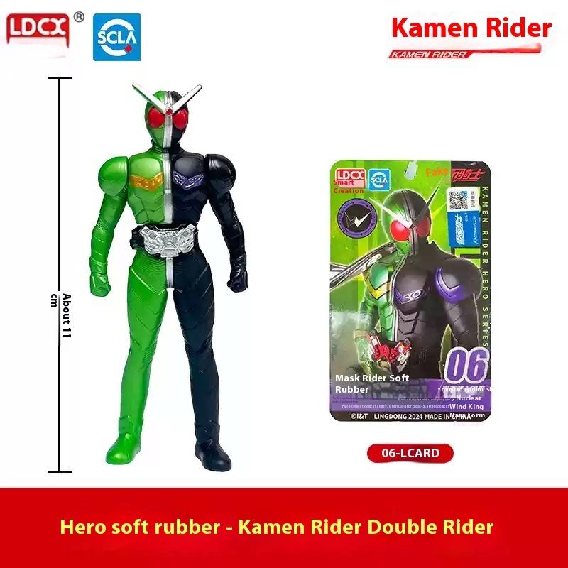 New Cool Fashionable Masked Rider Soft Rubber Action Figures Fashion Playthings Desktop Ornament Boy Surprise Gifts Collectable Models