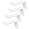 4/8Pcs Hat Hooks Cowboy Hat Racks Easy Installation Strong Adhesive Wall