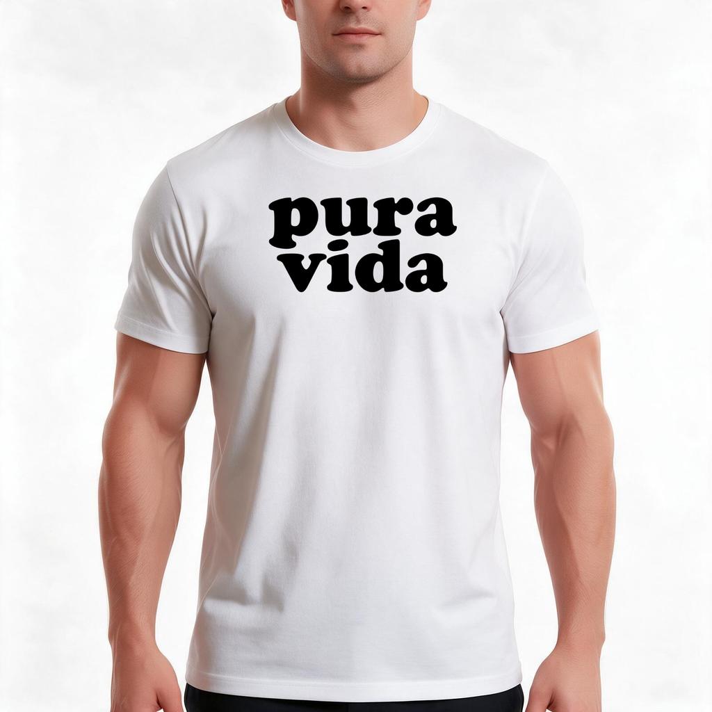 Pura Vida TShirt Summer Casual Cotton Tee Oversized Streetwear Tops Vintage Graphic Print Loose Fit Short Sleeve