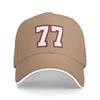 White Red Lucky Number  Sport Baseball Caps For Women Unisex Unisex FeUnisex Beach Sunscreen Hat Hip Hop Trucker Cap