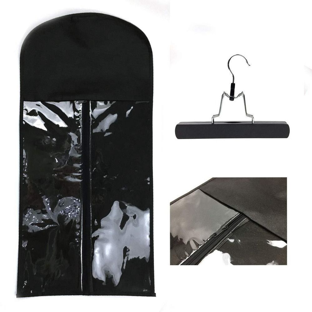 Dustproof Hair Extension Storage Bag 60cm Wig Packing Bags Portable Wig Organizer  Hair