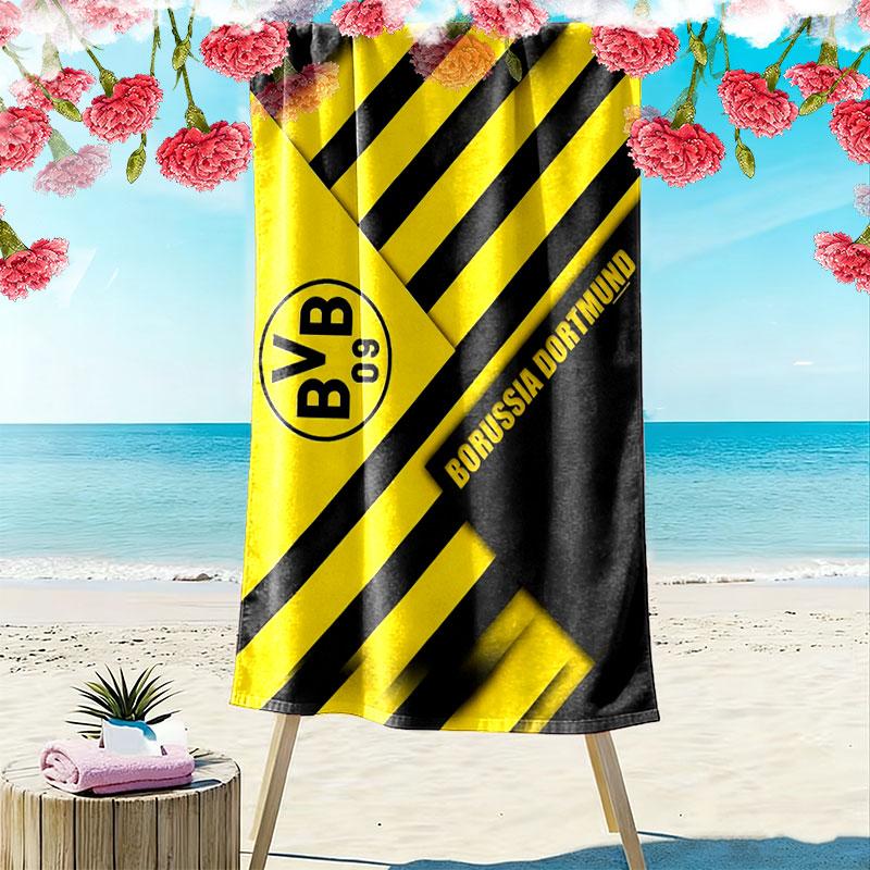 BVB Print Beach Towel, Large Soft Quick Dry Towel for Beach Camping Swimming
