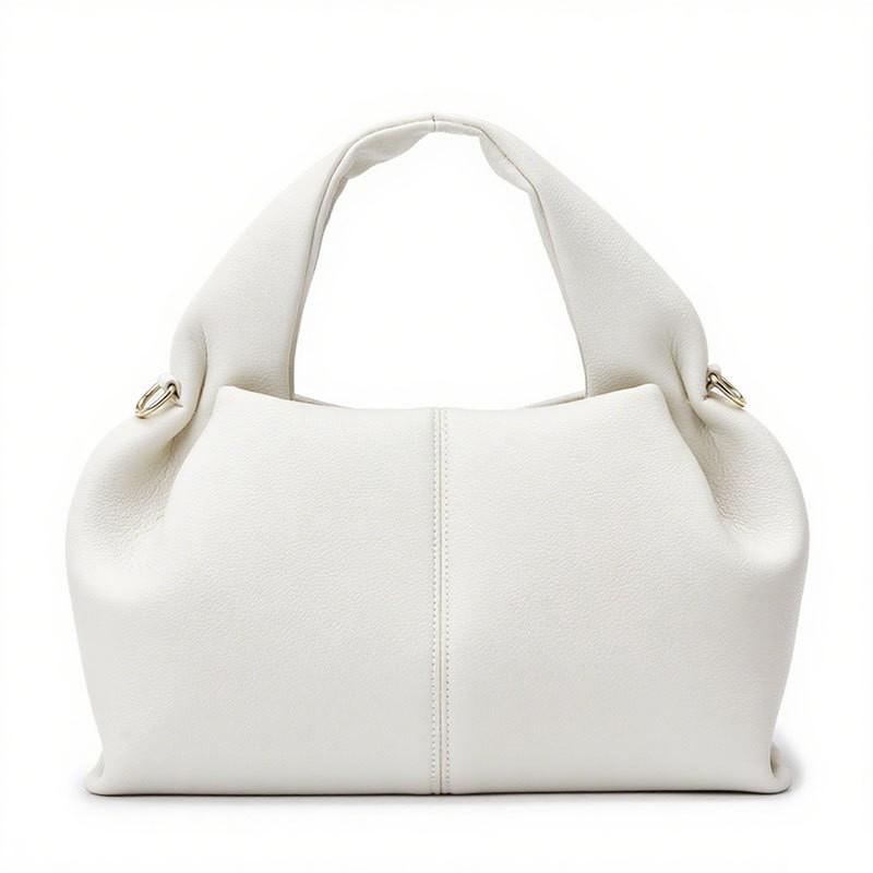 Cloud Shape Handbag Womens Medium Size PU Leather Tote Bag With Magnet Large Capacity Daily Use