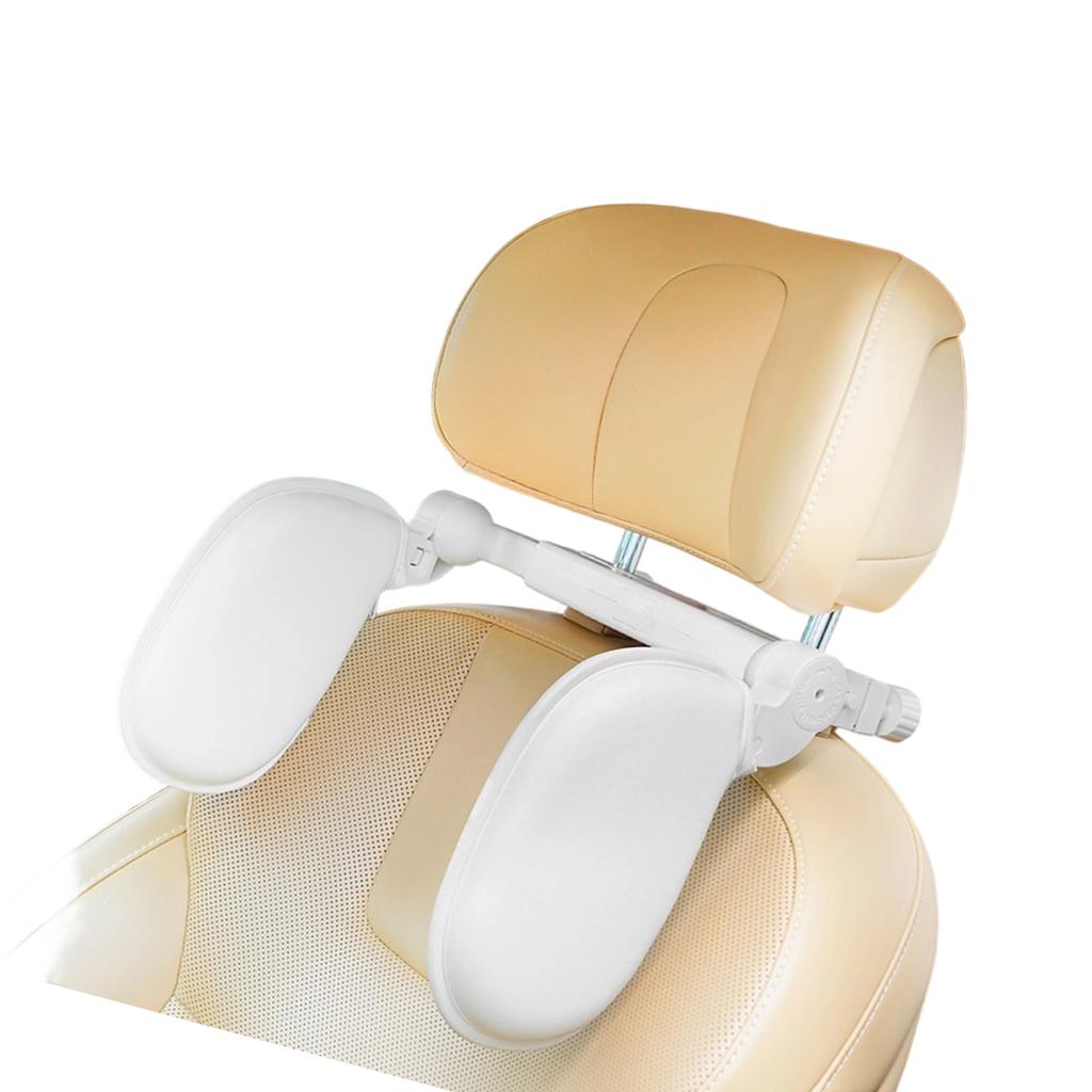 Oreiller de Nuque de Voiture en Mousse à Mémoire Respirant Amovible Haute Élasticité Angle Réglable Pour le Confort de Sommeil du Passager Enfant