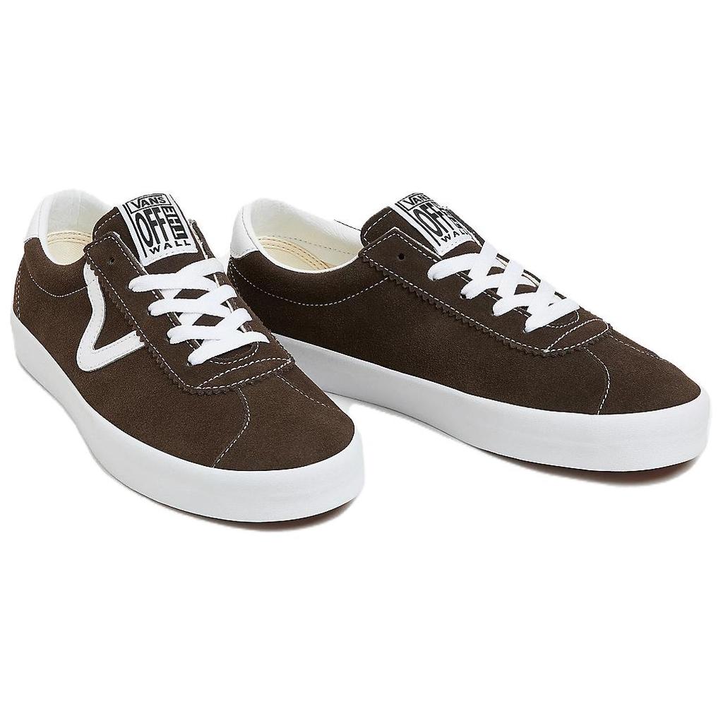 Vans Sports Comfortable Versatile Low-Top Skate Shoes Unisex Sneakers Brown VN000D09D4C
