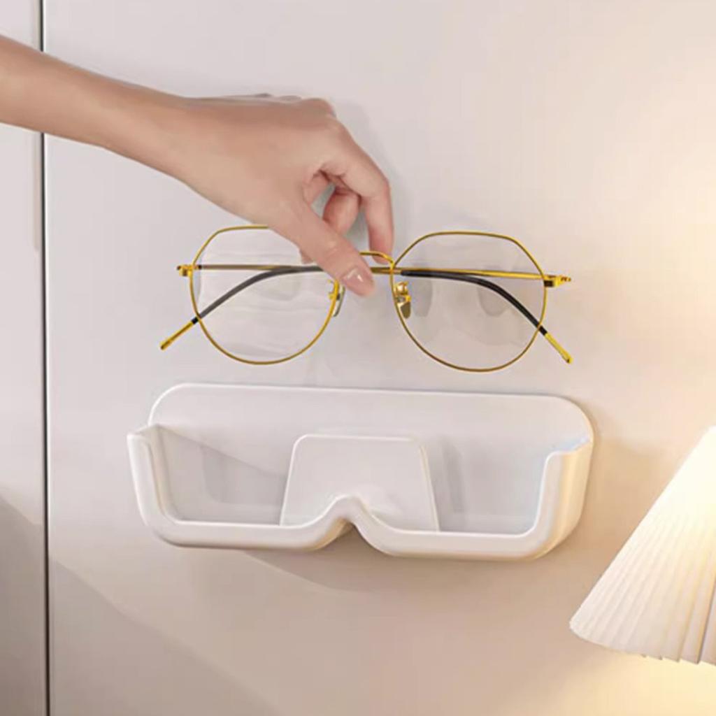 Wall-Mounted Glasses Storage Box Fine Workmanship with Strong and Durable Material Suitable for Variety of Wall Materials