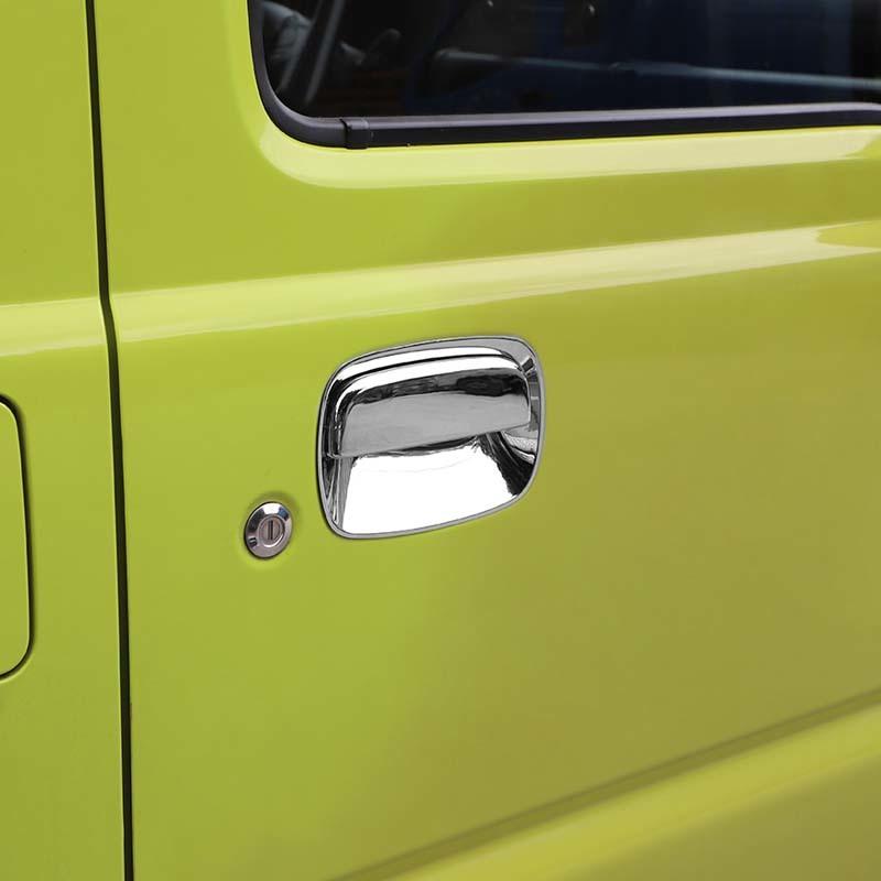 Car Door Tailgate Handle Shell Decoration Cover Stickers For Suzuki Jimny 2019 Up Exterior Accessories