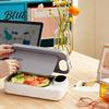 Nepropustný ohřívací svačinový box 900ml Kapacita 2v1 Nerezová ocel Elektrické ohřívání do auta