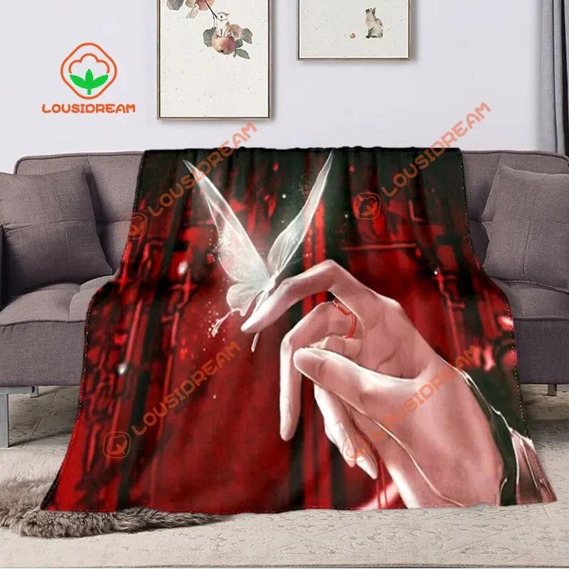 Heaven Official’s Blessing Anime Popular BL Comics Throw Blanket Sofa Bed Office Nap Blanket Personalized Customized Gifts