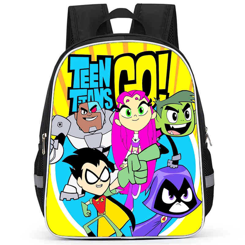 Teentitansgo Bag High Definition Printing Multifunctional Lightweight Backpack