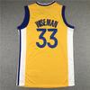 Embroidered Golden State Warriors Basketball Jersey 33 James Wiseman Mens Sports Fan Wear